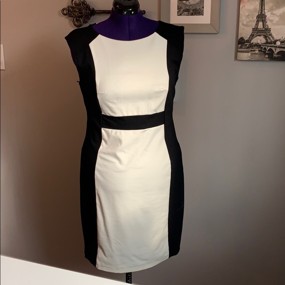 INC Jersey Color Block dress.